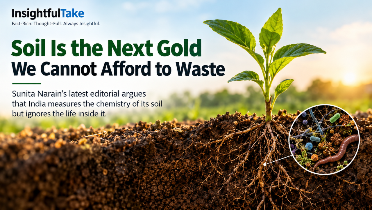 Soil Is the Next Gold We Cannot Afford to Waste
