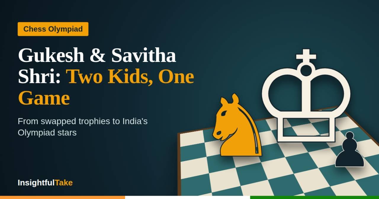 From Shared Trophies to Shared Glory: Gukesh and Savitha Shri Shine at the Chess Olympiad