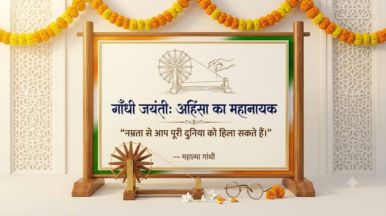गाँधी जयंती: अहिंसा का महानायक