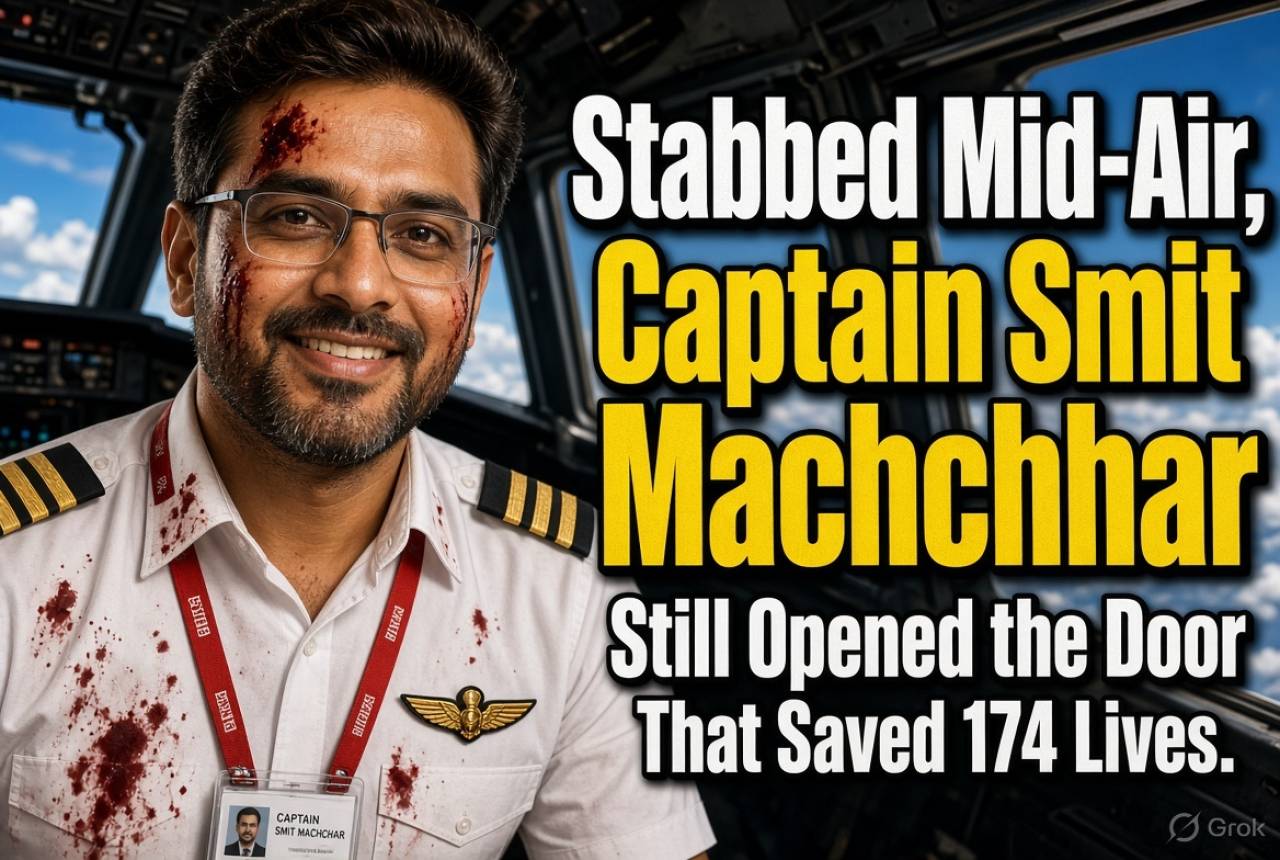 Stabbed Mid-Air, Captain Smit Machchhar Opened the Door That Helped Save 174 Lives