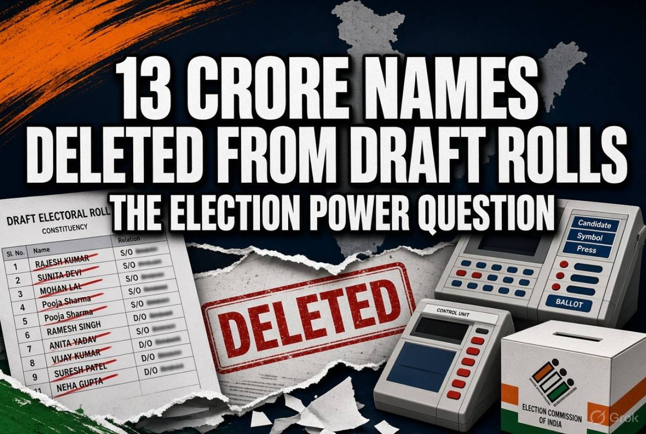 13 Crore Names, One Big Question: When Does Election Administration Become Political Power?