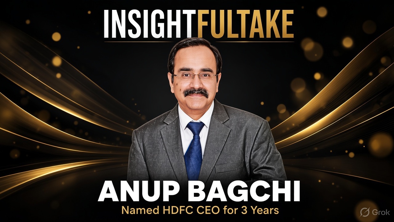 From IIT Kanpur Engineer to HDFC Bank CEO: What Anup Bagchi’s Career Teaches Indian Professionals