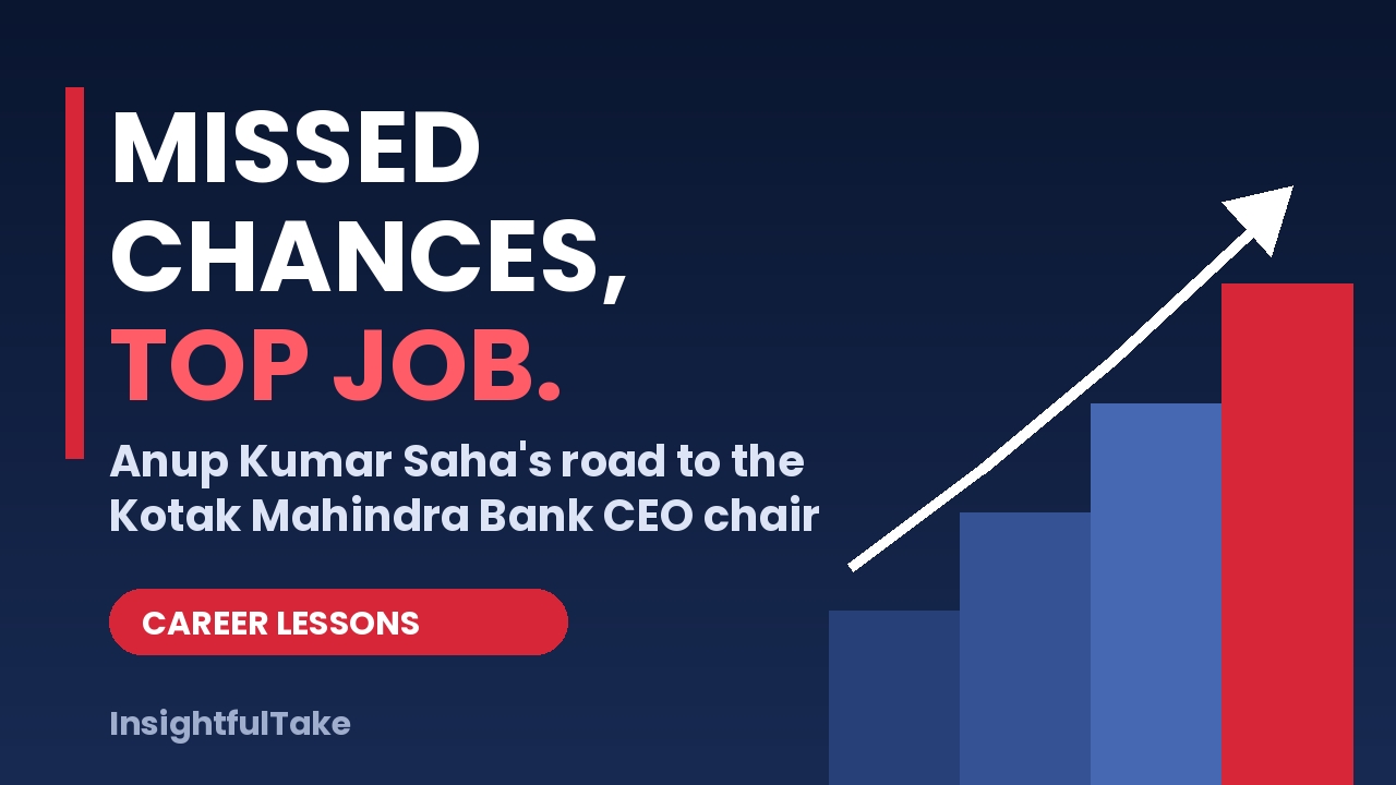 Missed Chances, Fresh Starts: How Anup Kumar Saha Reached the Top Job at Kotak Mahindra Bank