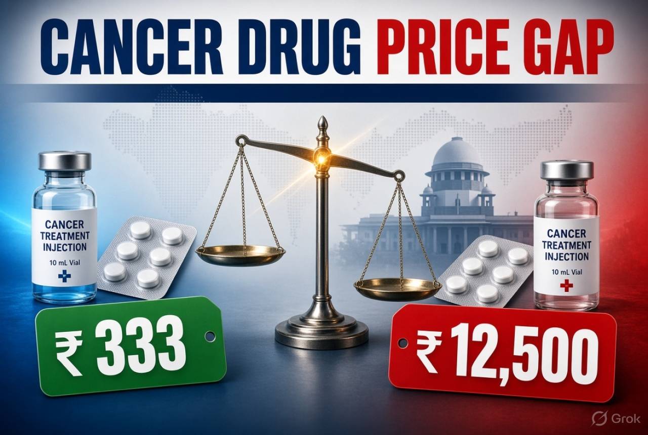 ₹333 to ₹10,000: Why Cancer Drugs Cost Patients 30 Times More Than the Government Pays