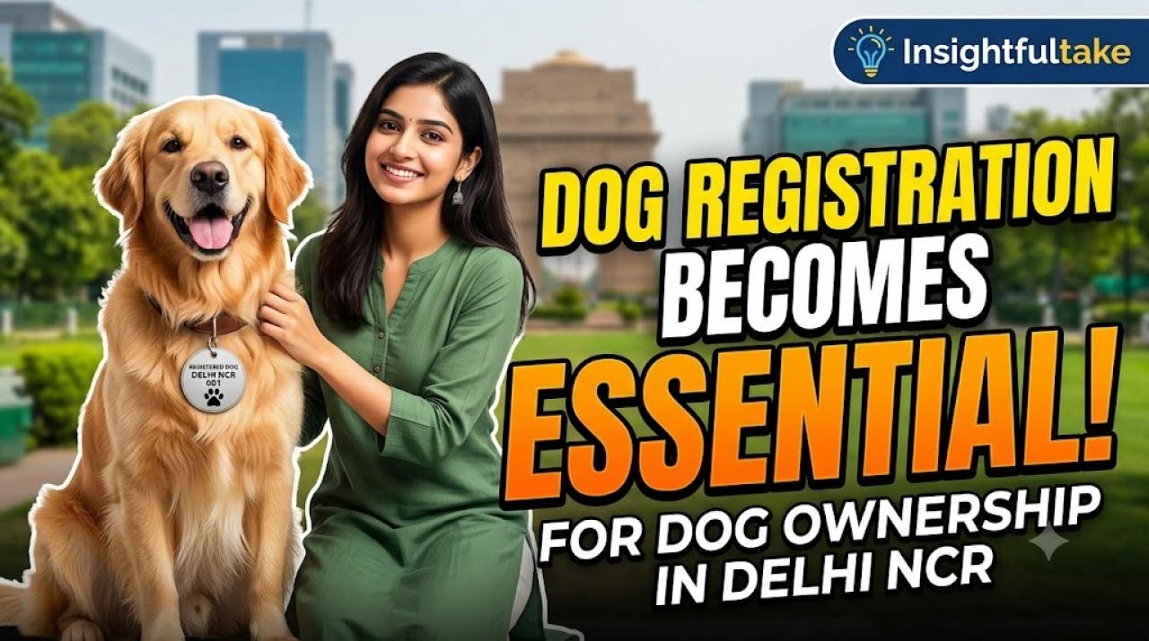 Dog Registration Becomes Essential for Dog Ownership in Delhi NCR