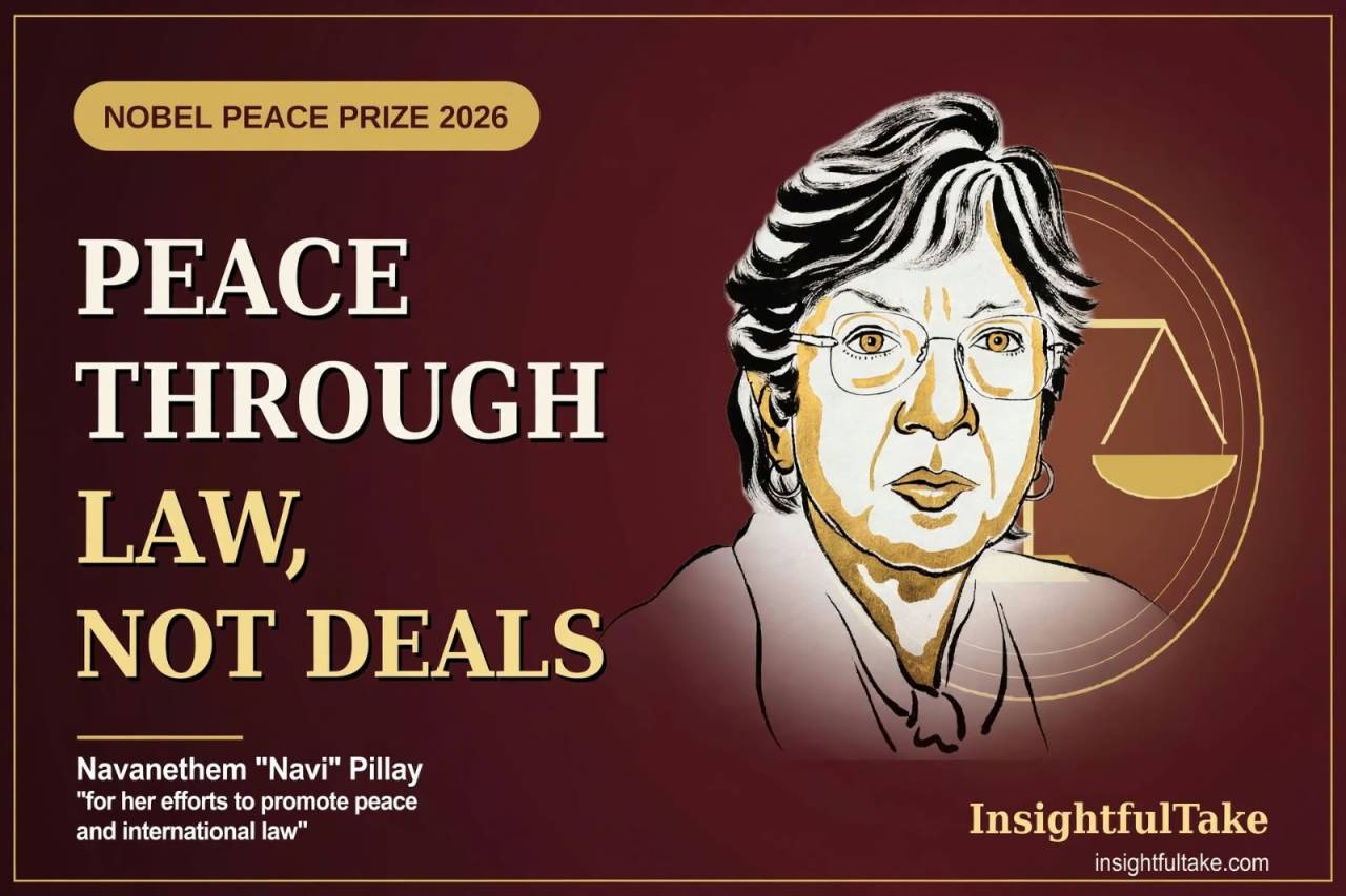 Navi Pillay Wins the 2026 Nobel Peace Prize: A Quiet Message to Trump?