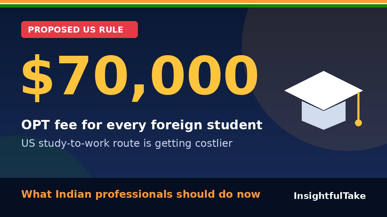 The US Study-to-Work Route Is Getting Costlier: What Indian Professionals Should Do Now