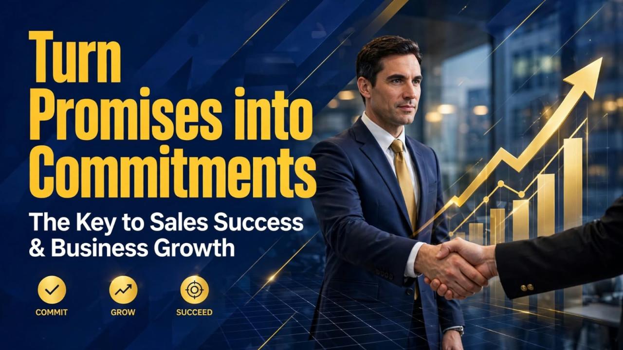Turn Promises into Commitments: The Key to Sales Success & Business Growth