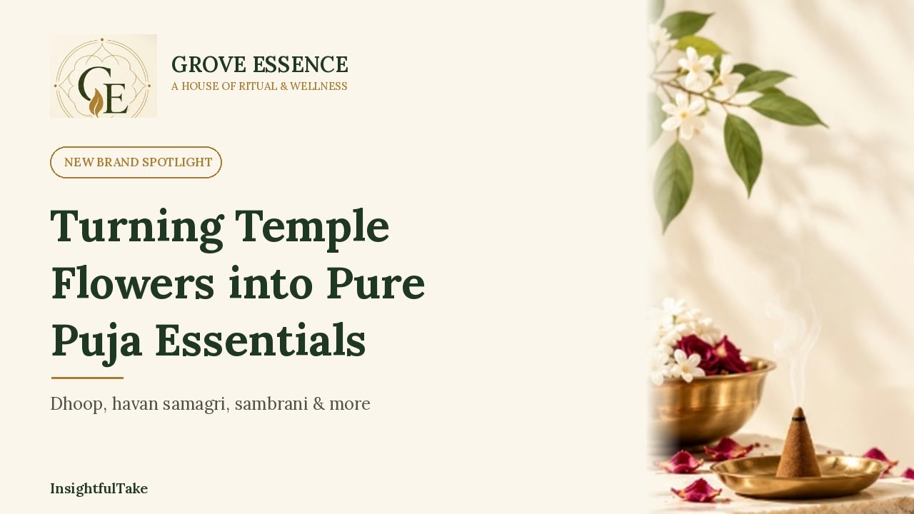 Grove Essence: Turning Temple Flowers and Tradition into Pure Puja Essentials
