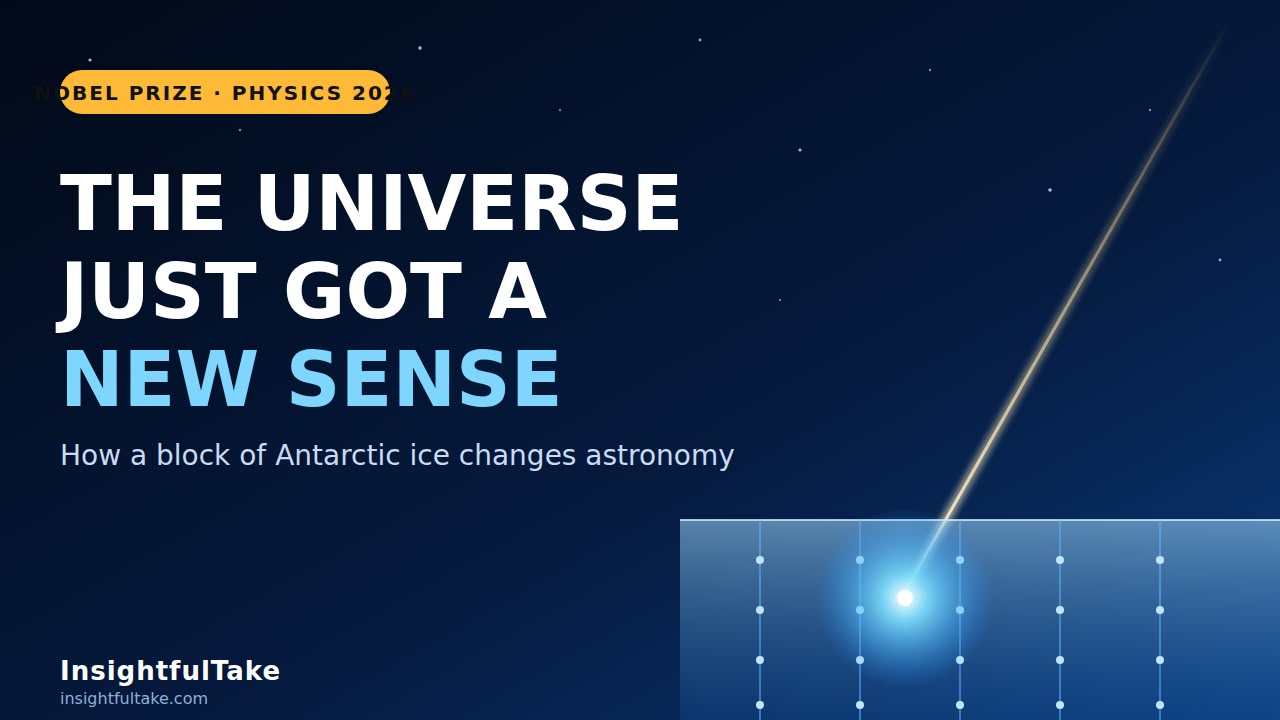 The Universe Just Got a New Sense: Why Physics' 2026 Nobel Is About Listening, Not Looking