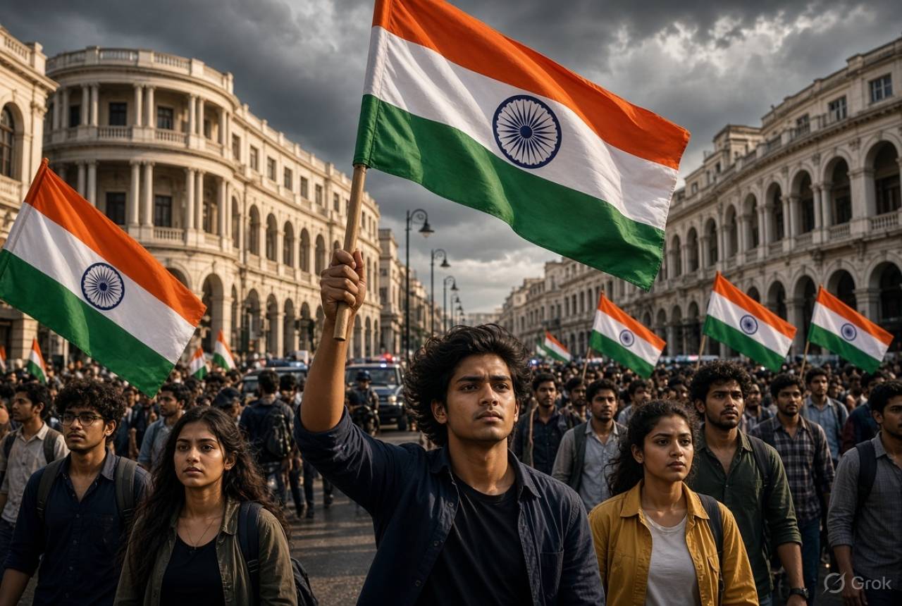 Walking with the Tiranga Is Not a Crime: Gen Z’s CJP Protest and Delhi Police’s Heavy Hand