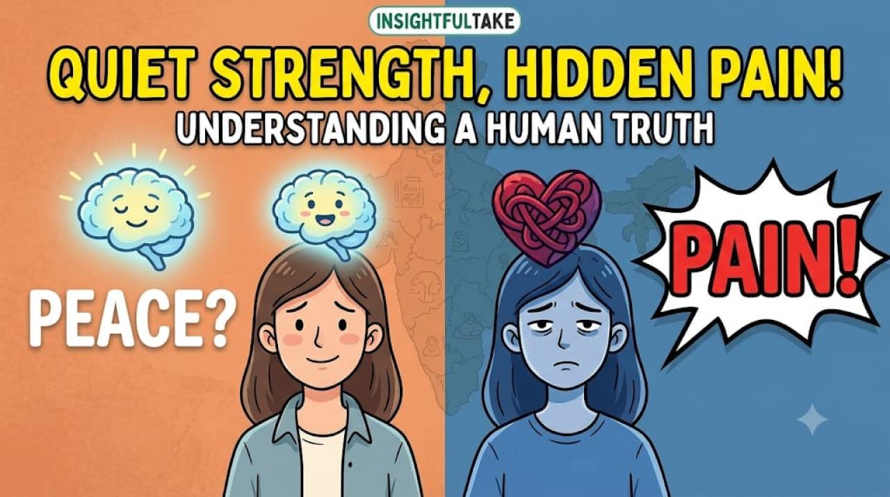 The People Who Hide Their Pain Behind a Calm Face