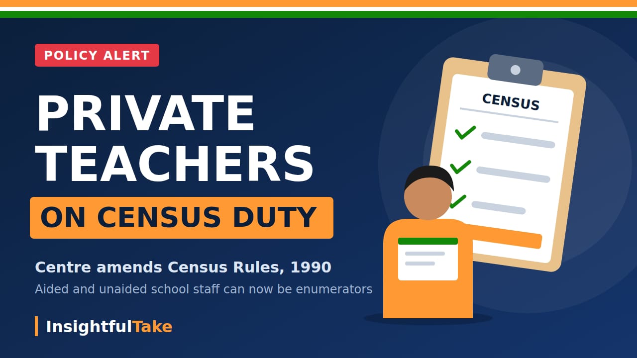 Private School Teachers Can Now Be Drafted for Census Duty