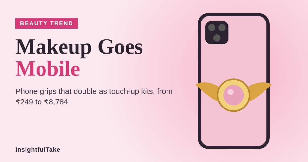 Your Phone Grip Is Now a Pocket Makeup Kit as Beauty Brands Turn Accessories Into Mini Compacts