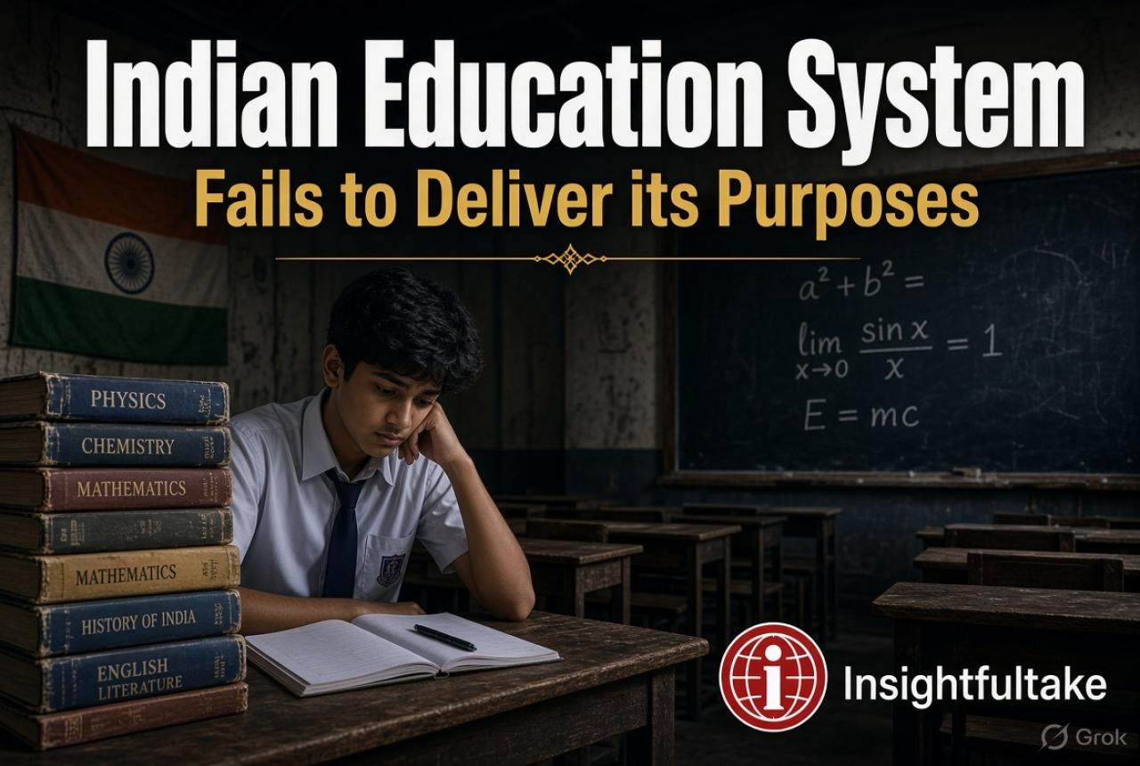 Indian Education System Fails to Deliver its Purposes