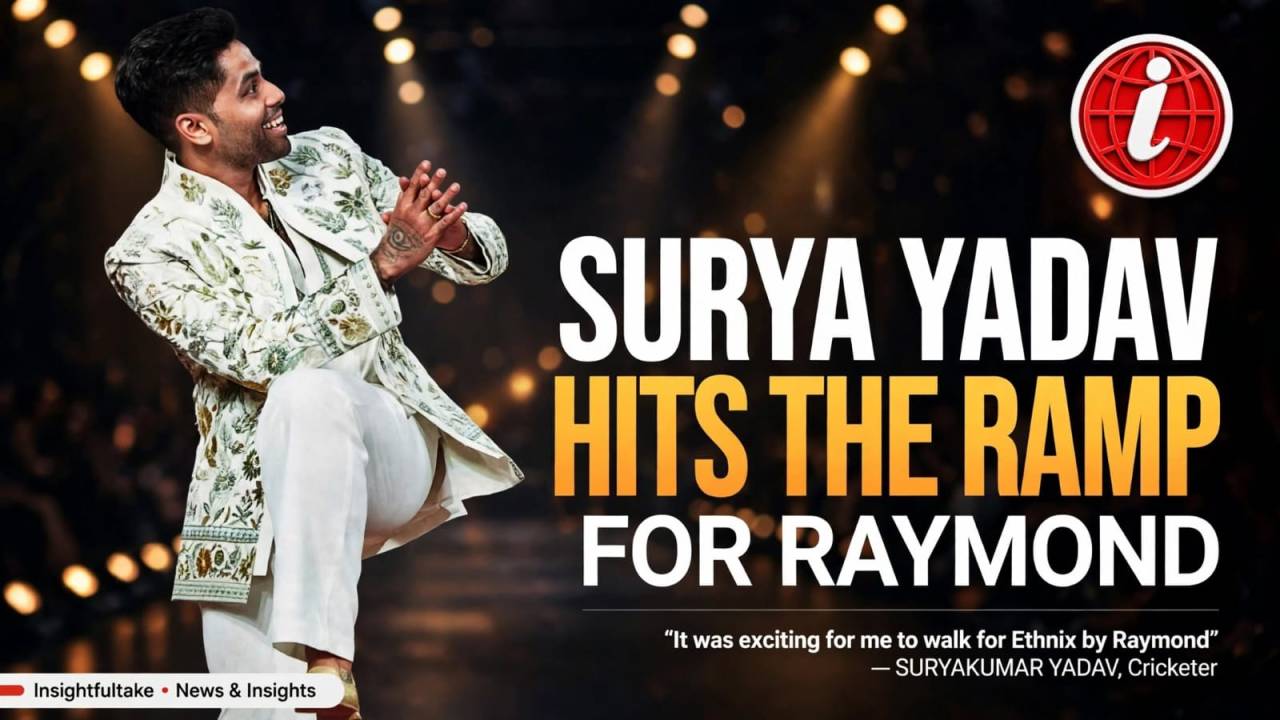 SKY Hits a Fashion Six: Suryakumar Yadav Owns the Ramp for Ethnix by Raymond