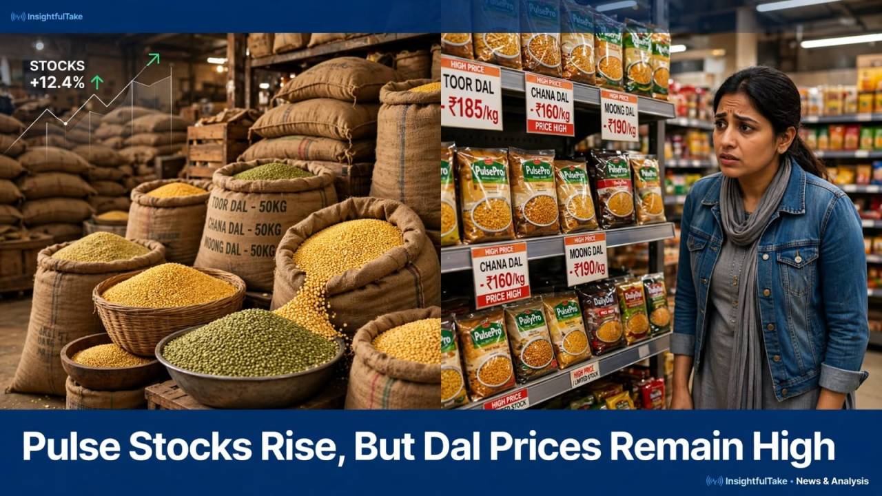 Record Pulse Stocks, Rising Prices: Where Is India’s Food Inflation Policy Failing?
