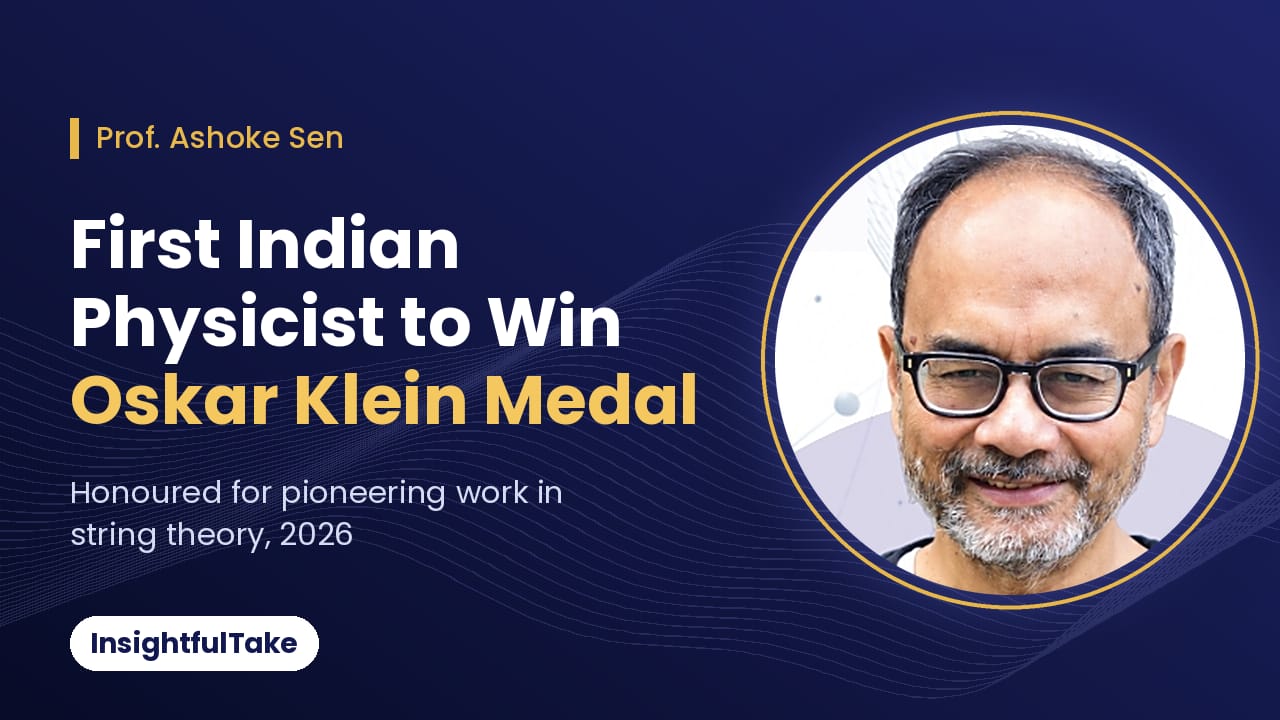 Ashoke Sen Becomes First Indian Physicist to Win the Oskar Klein Medal