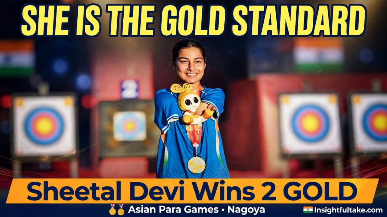 Sheetal Devi Wins Two Golds at Asian Para Games