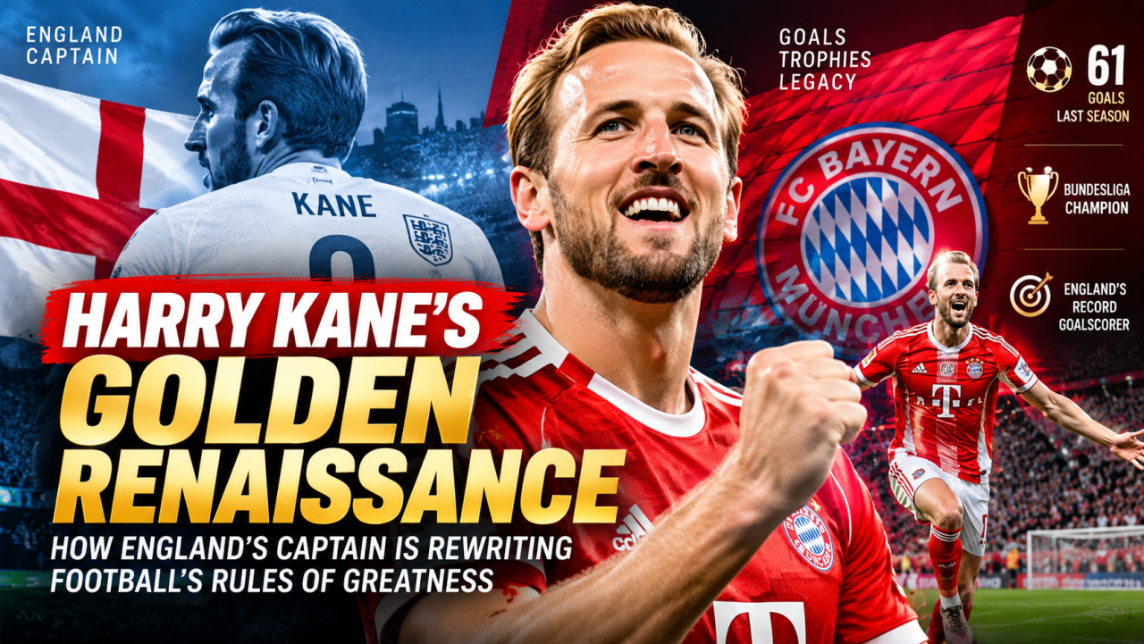 Harry Kane’s Golden Renaissance: How England’s Captain Is Rewriting Football’s Rules of Greatness