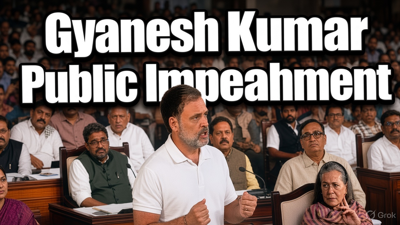 Public Impeachment of Gyanesh Kumar: Mockery of Democracy or a Powerful Exercise of Constitutional Dissent?