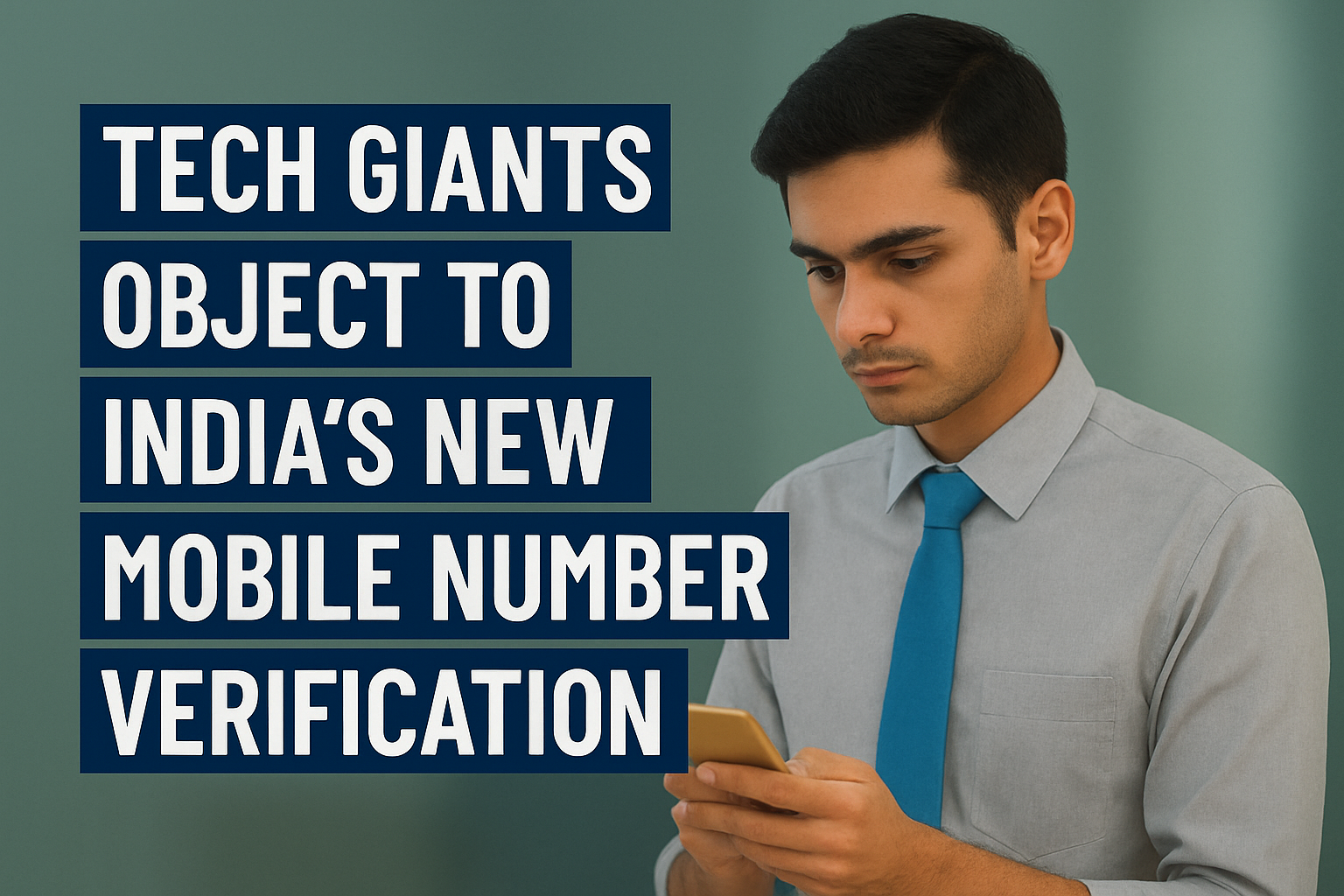 Tech Companies Push Back as India Proposes New Phone Verification Rules for Cybersecurity