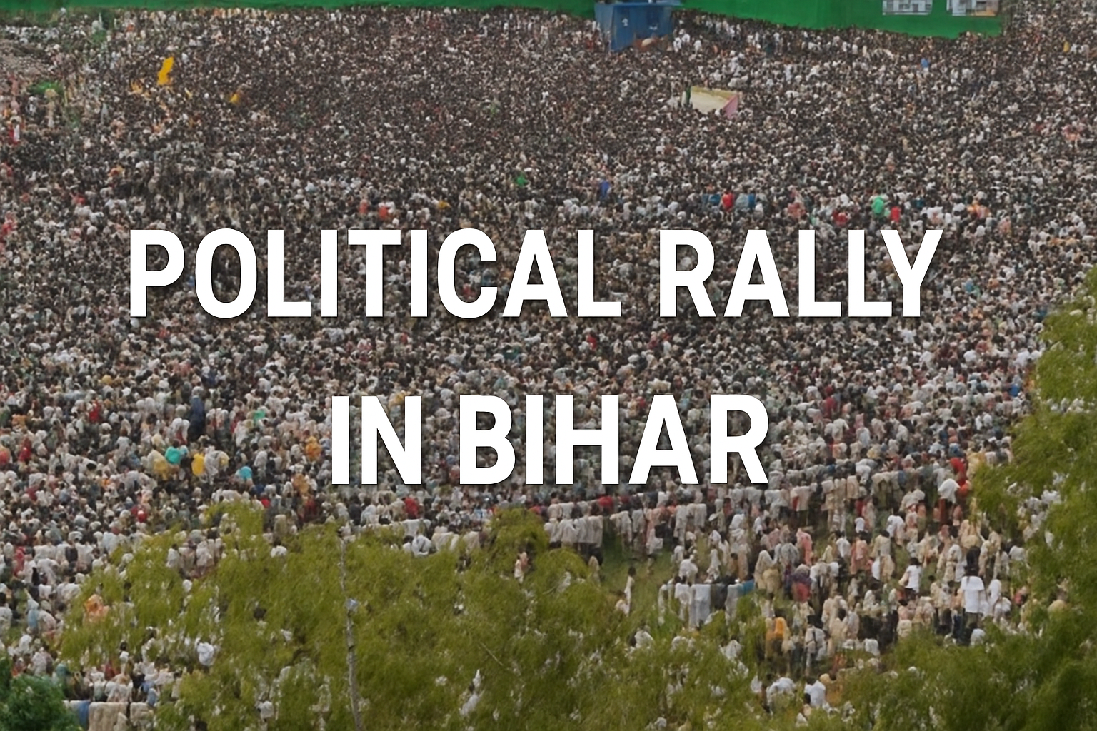 Unemployment and Political Rallies in India