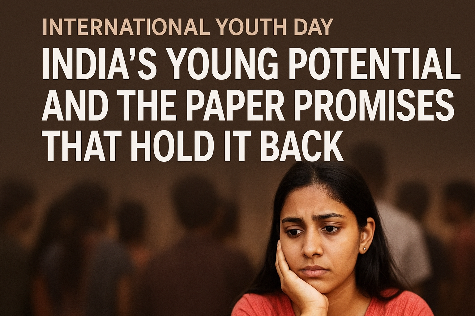 International Youth Day: India’s Young Potential and the Paper Promises Holding It Back