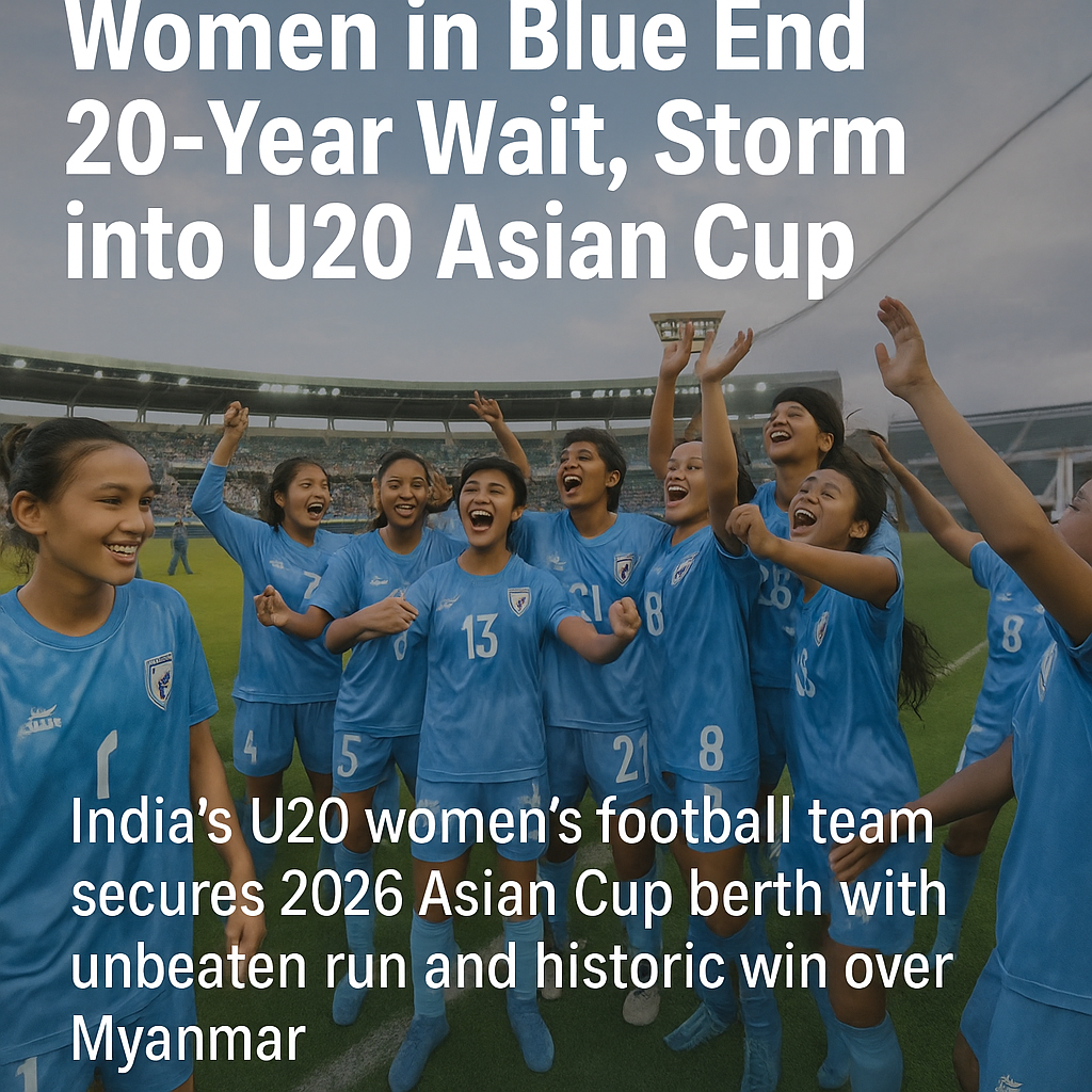 Women in Blue End 20-Year Wait, Storm into U20 Asian Cup