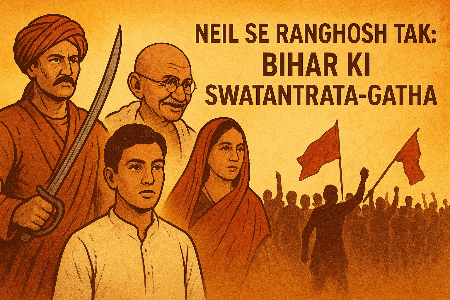 नील से रणघोष तक: बिहार की स्वतंत्रता-गाथा
