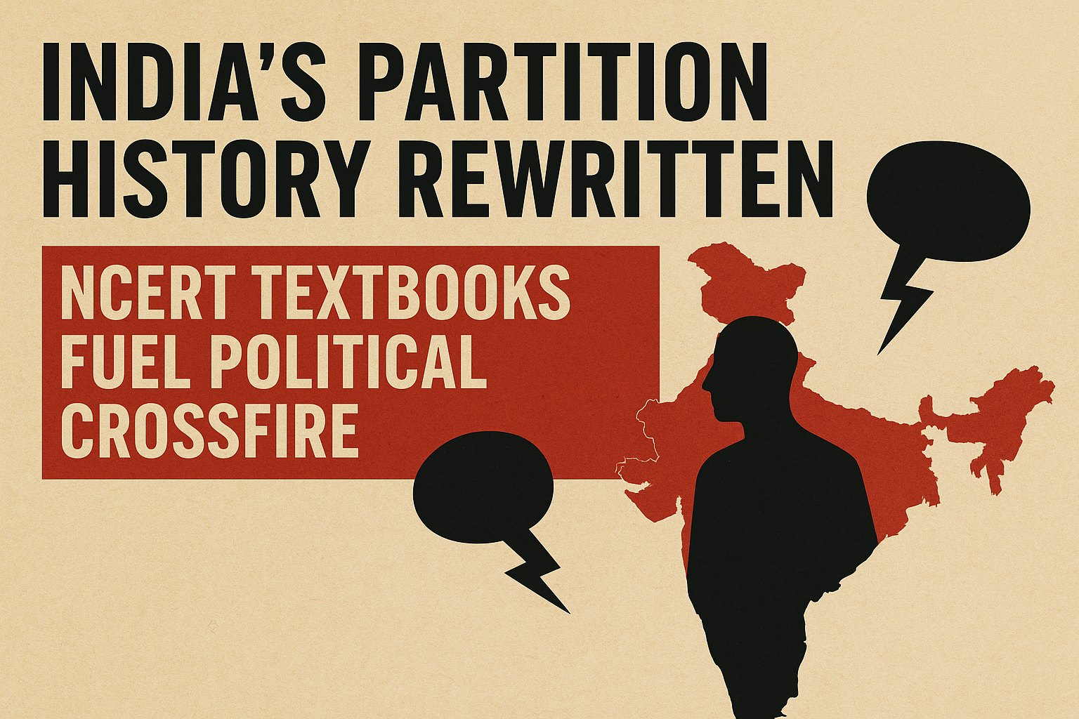 India’s Partition History Rewritten: NCERT Textbooks Fuel Political Crossfire