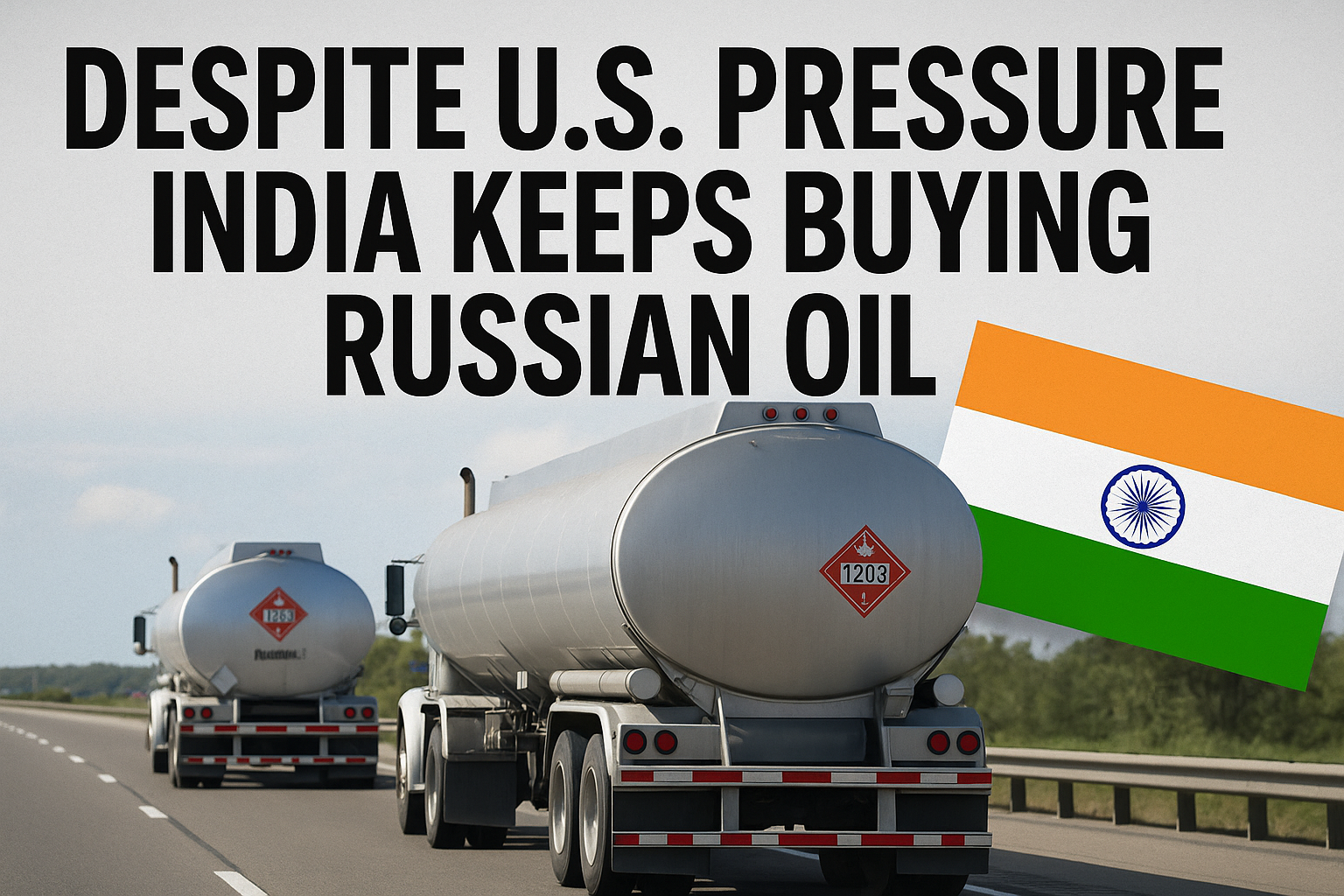 Despite U.S. Pressure, India Keeps Buying Russian Oil at Bigger Discounts