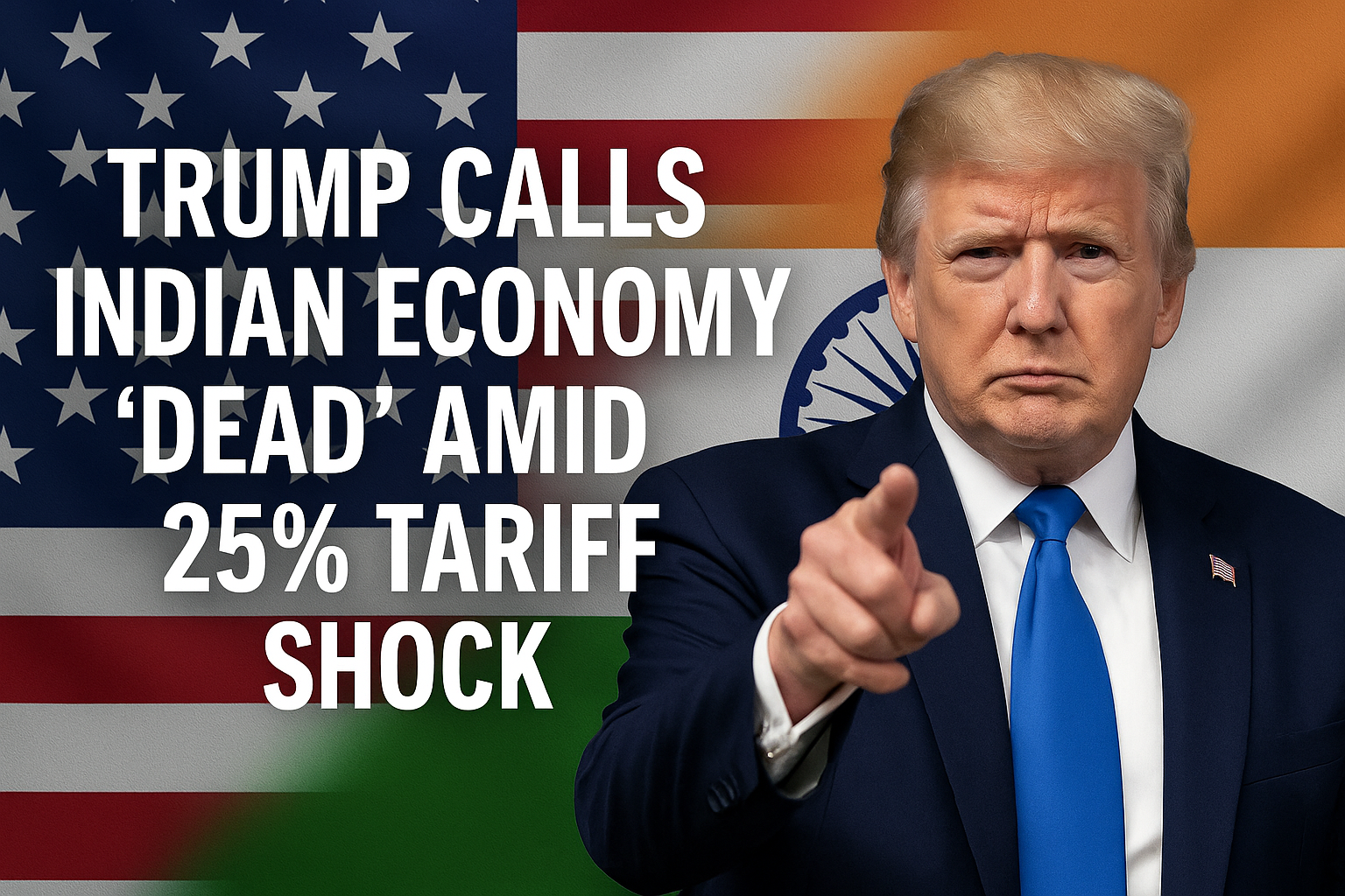 Indian Economy Is Dead, Said Trump: A Tariff Shock Wrapped in Political Provocation