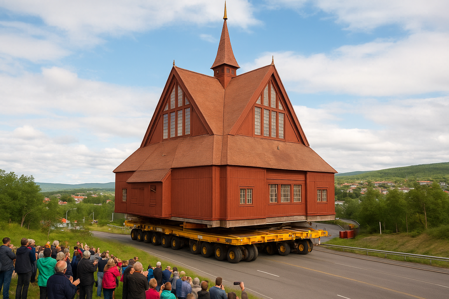 A Landmark on the Move: The Story of Sweden’s Relocated Church