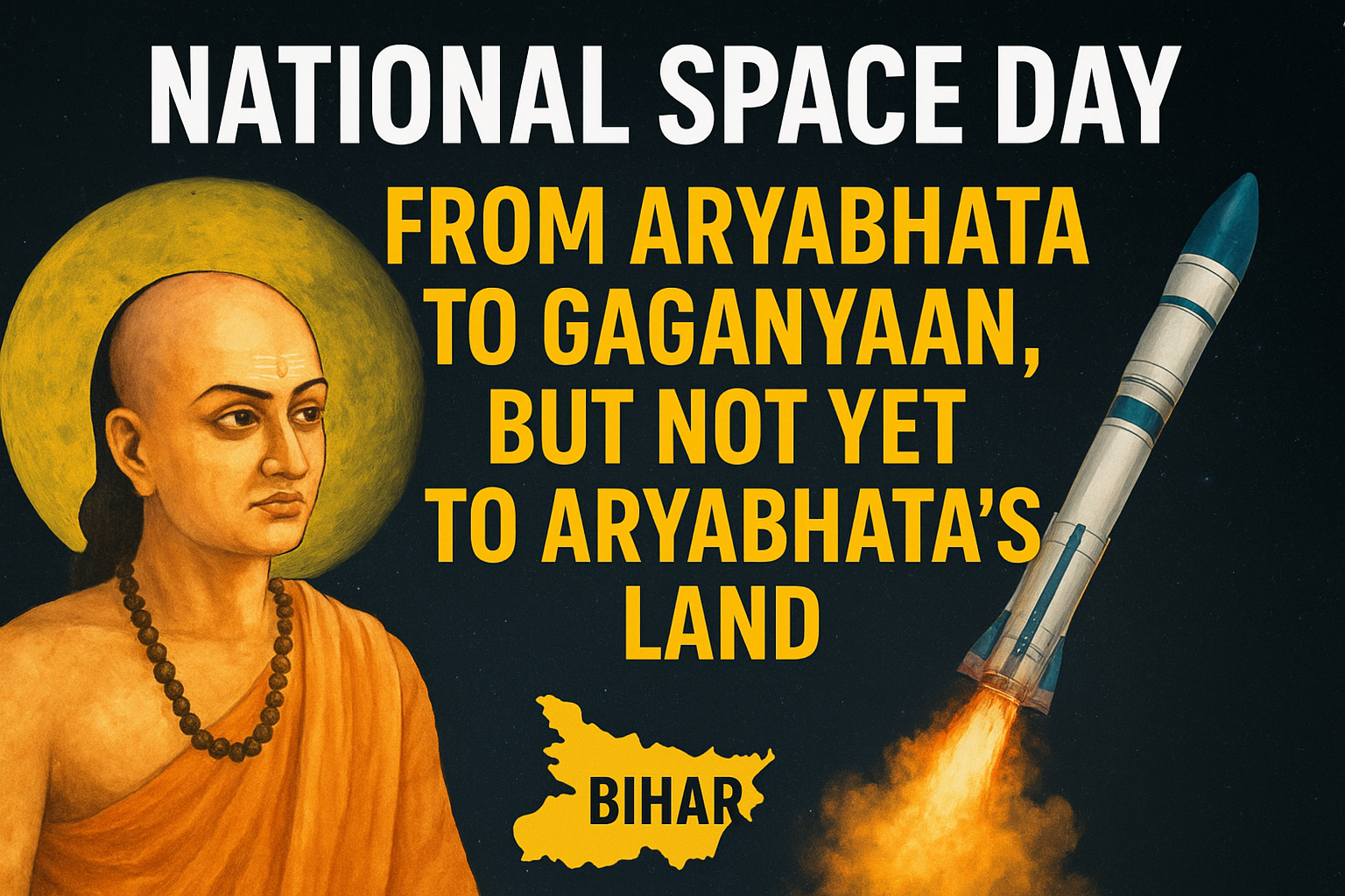 National Space Day: From Aryabhata to Gaganyaan, but not yet to Aryabhata’s Land