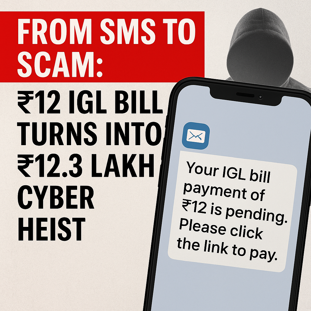Gas Bill Scam: ₹12 IGL Dues Morph into ₹12.3 Lakh Cyber Heist