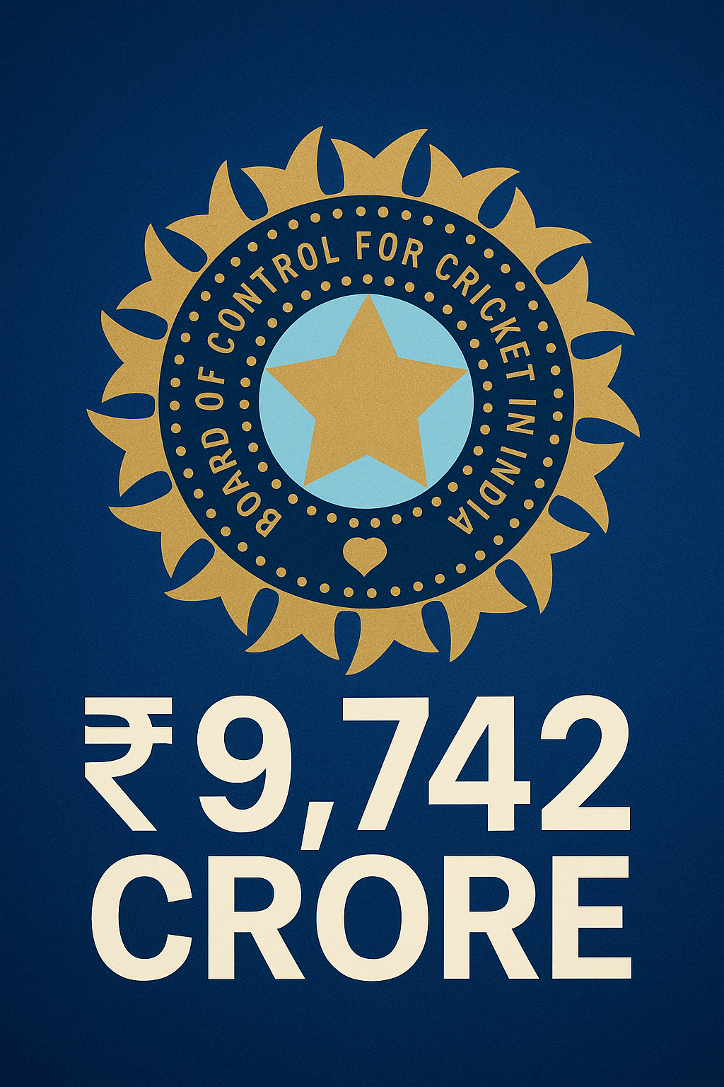BCCI Turns Cricket Into a ₹9,742 Crore Empire