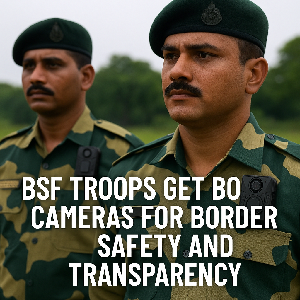 Body Cameras for BSF Troops at Bangladesh Border to Boost Safety and Trust