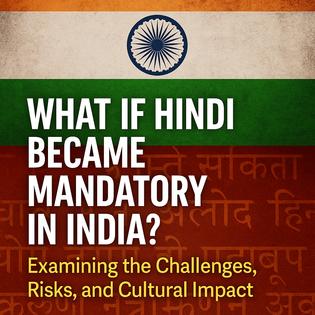 What If Hindi Became Mandatory in India? Examining the Challenges, Risks, and Cultural Impact