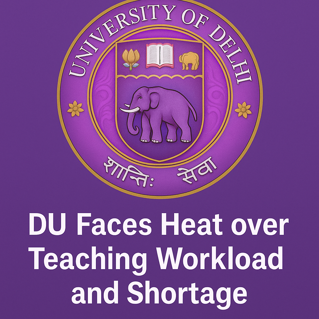 Delhi University’s Fourth-Year Plan Faces Heat Over Staff Shortage and Teaching Load