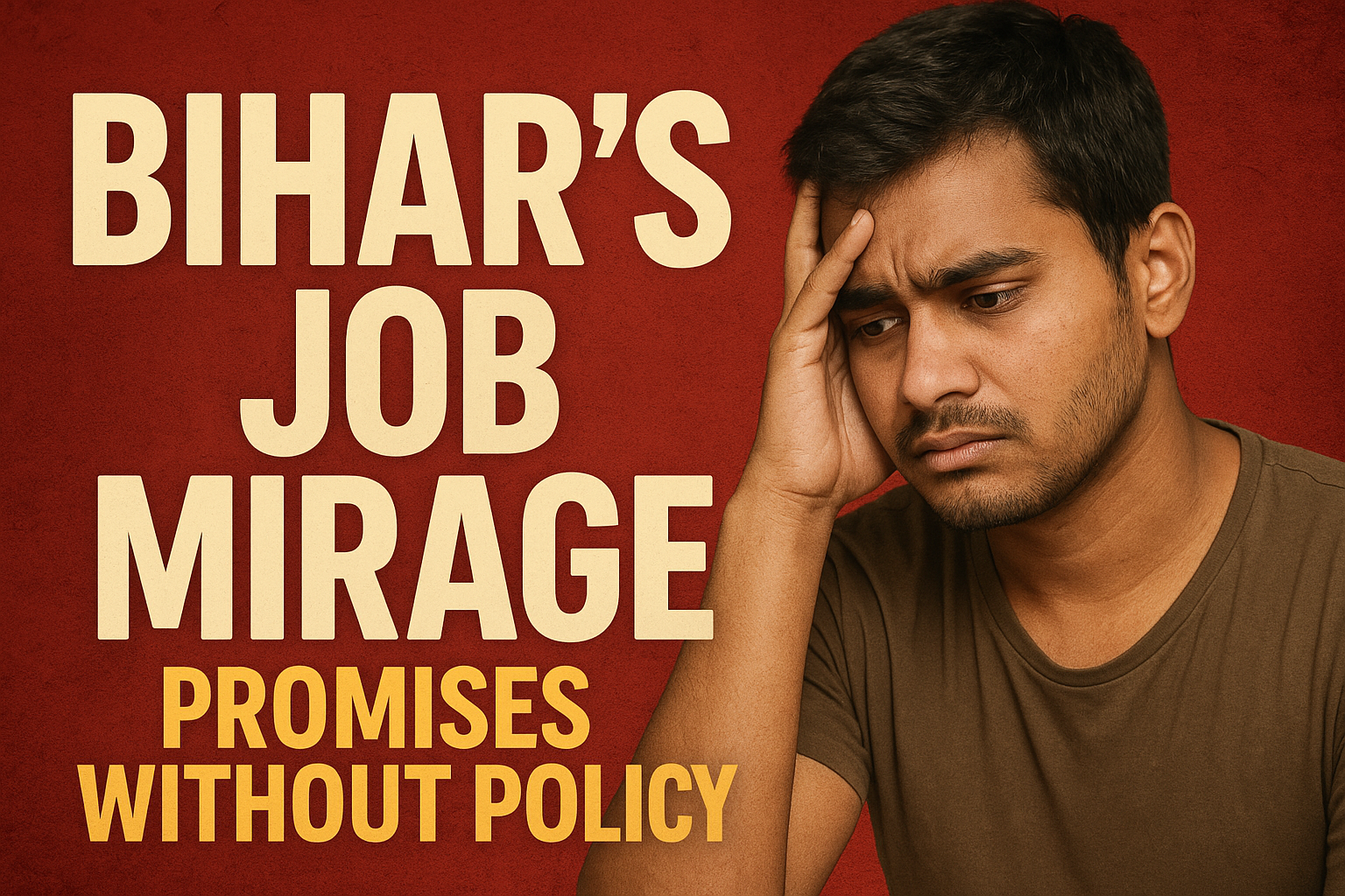 The Grand Illusion of Jobs in Bihar: When Promises Replace Policy