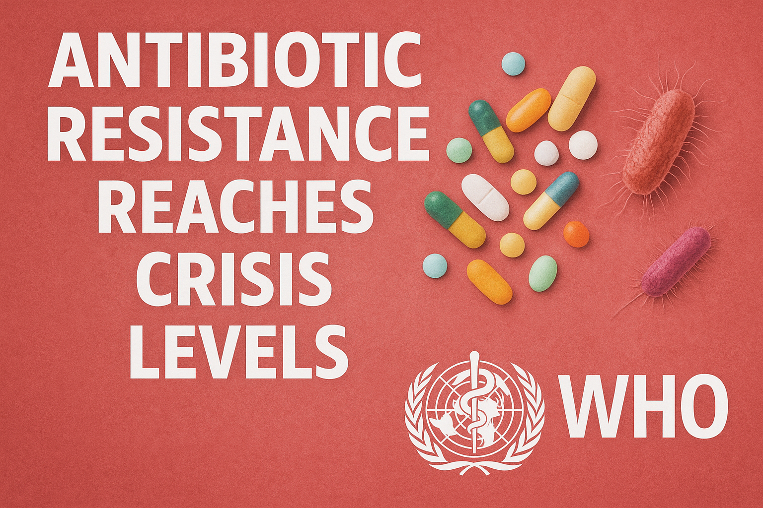 Antibiotic Resistance Reaches Crisis Point: WHO Warns of Global Health Emergency