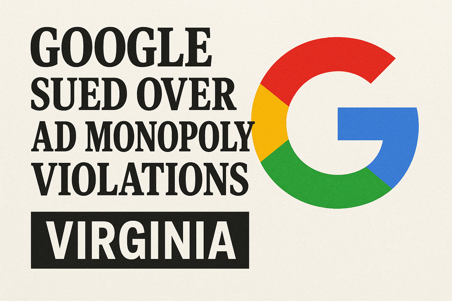 Google Faces Lawsuit Over Monopoly Violations in Ad Technology