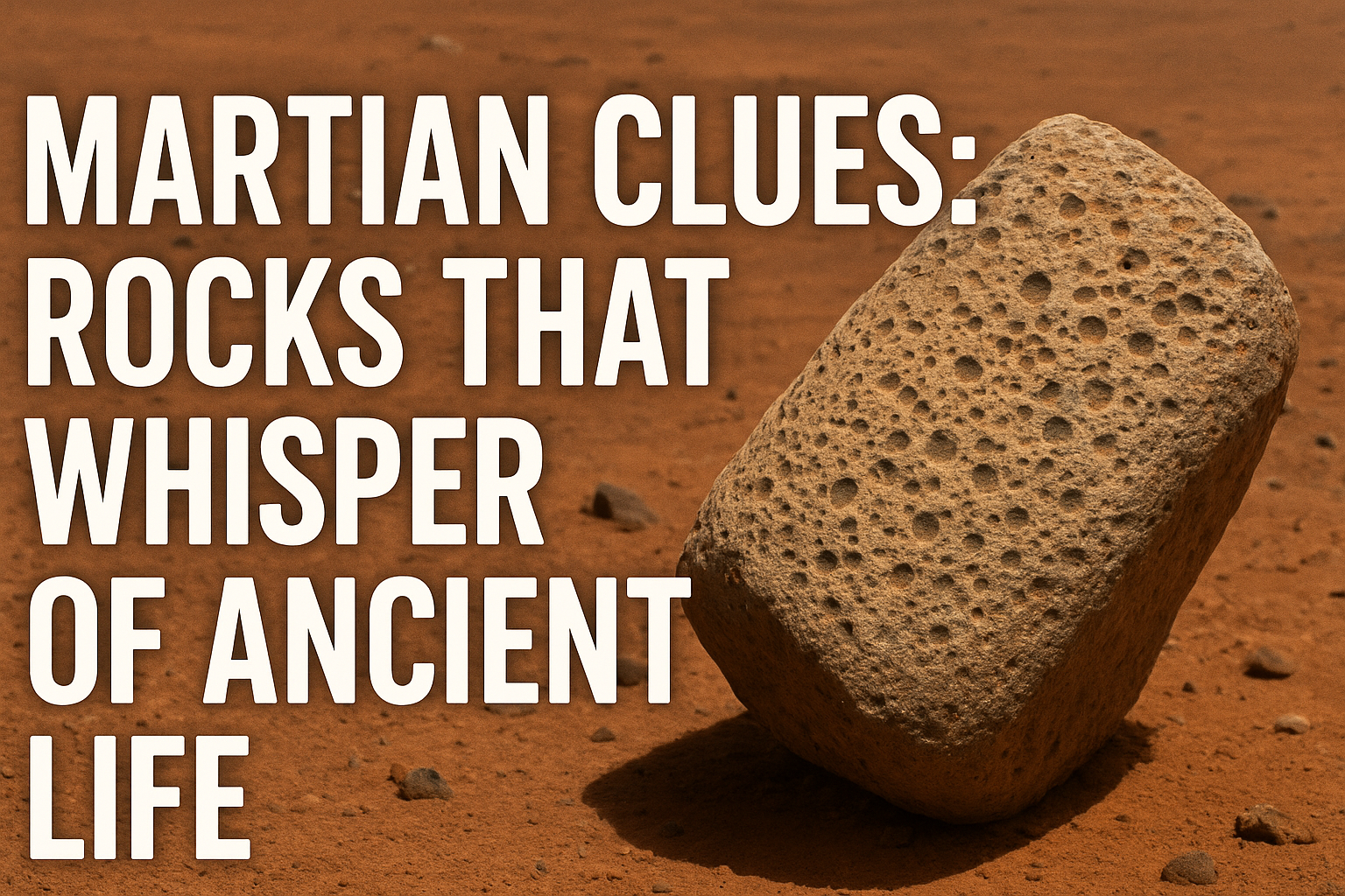 Martian Clues: Rocks That Whisper of Ancient Life
