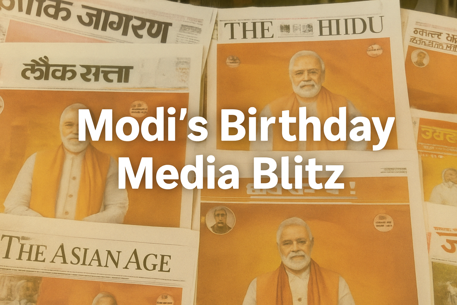 Modi’s Birthday Blitz: An Examination of Media Coverage and its Cost