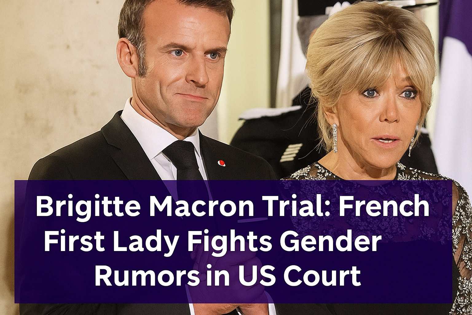 French First Lady on Trial in US Court to Prove She is Not He