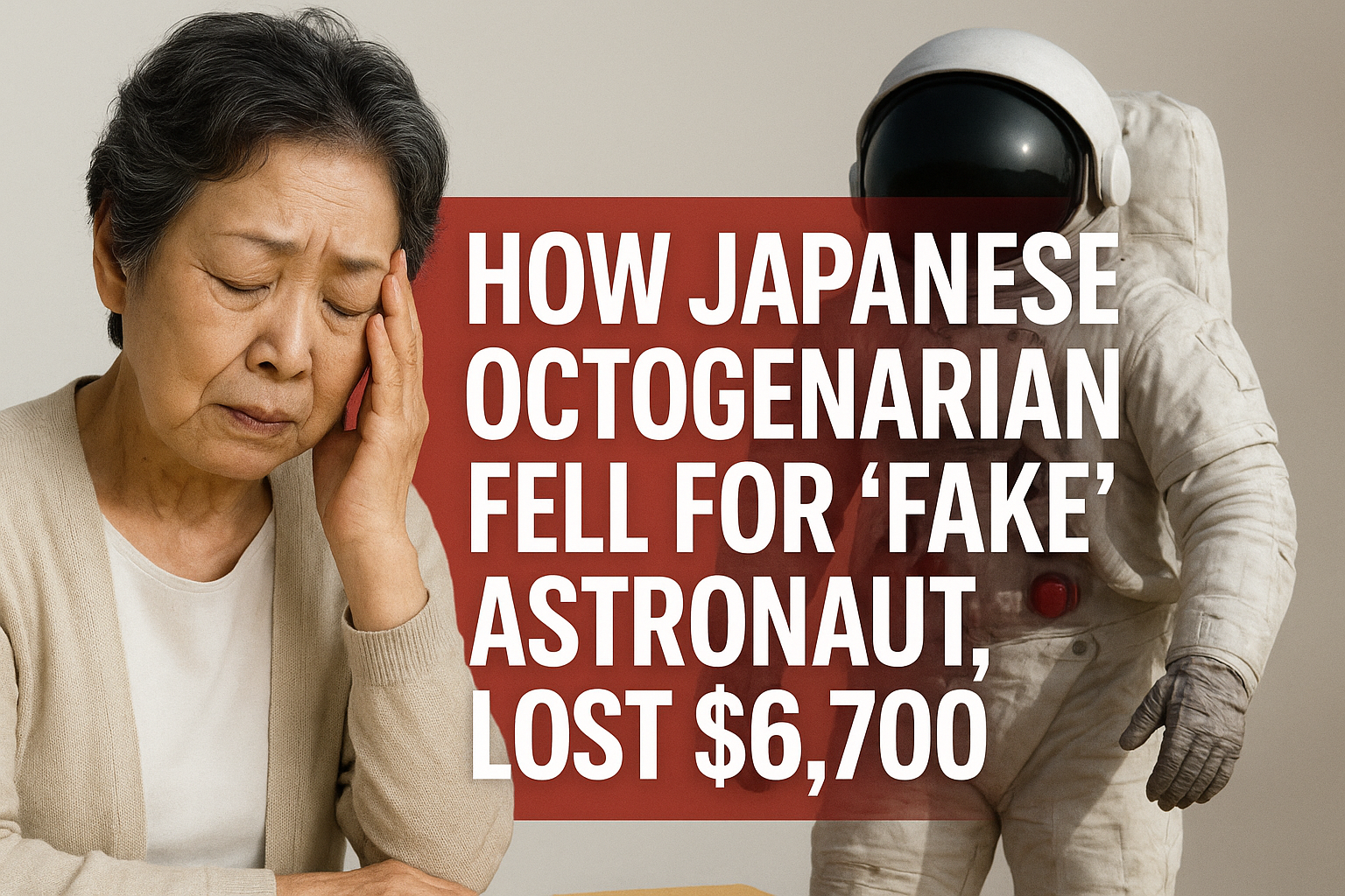 A Japanese Octogenarian Tricked by a ‘Fake’ Astronaut in a Romance Scam