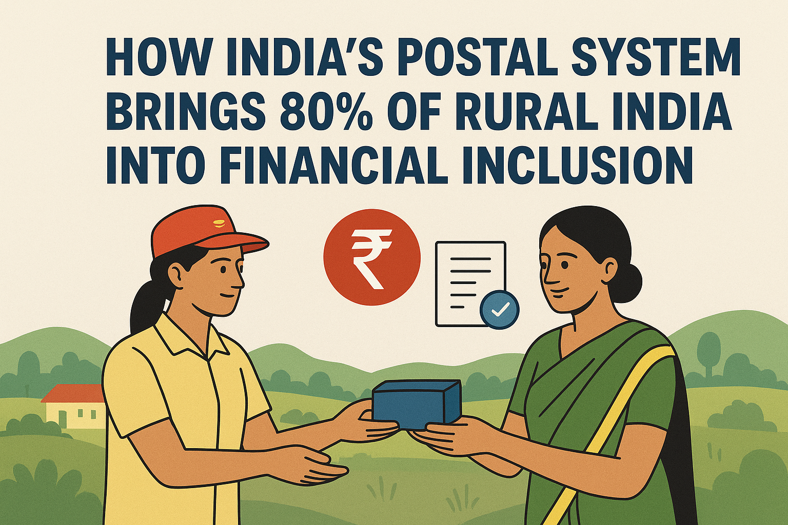 India’s Postal System Brings 80% of Rural India Into Financial Inclusion