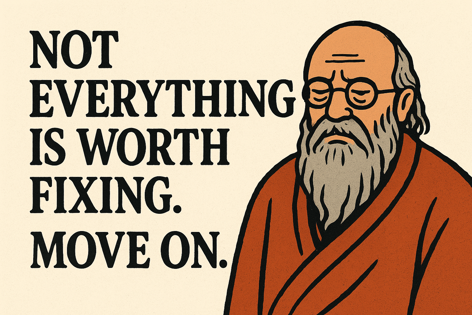 Not Everything Is Worth Fixing — Move On!