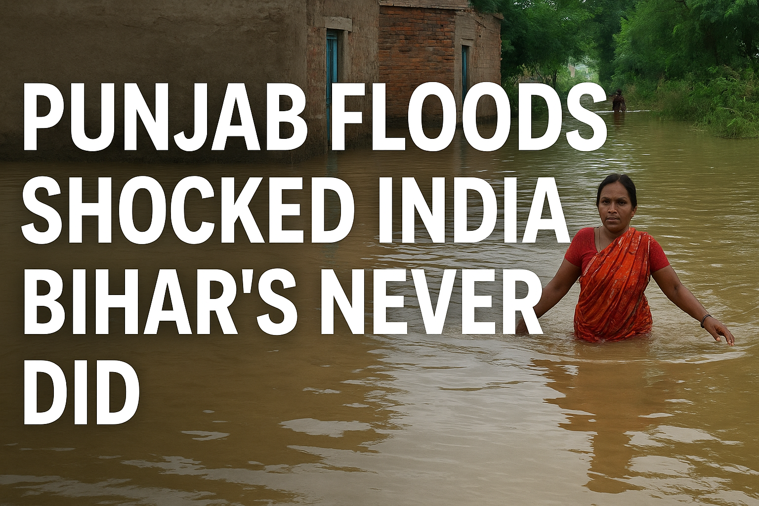 Punjab Floods Shocked India, Bihar’s Never Did